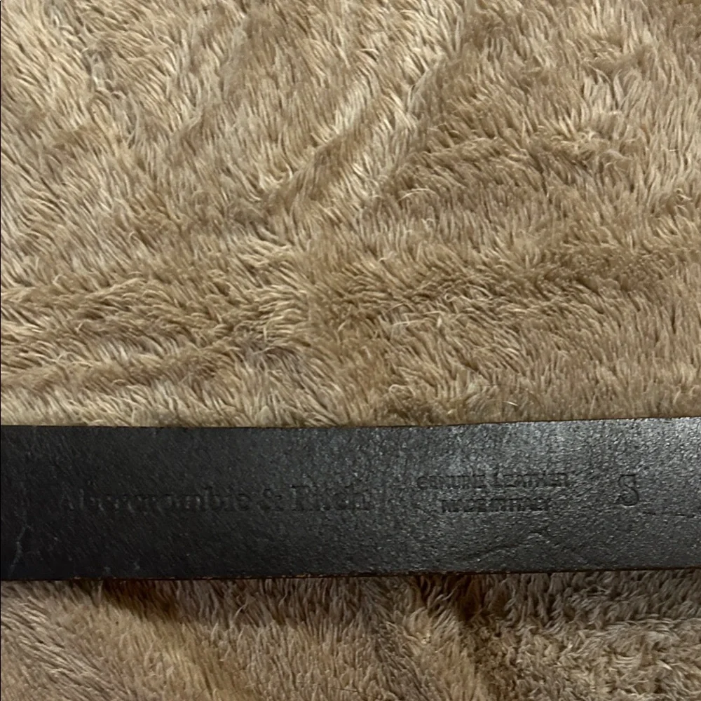 Vintage Abercrombie and Fitch brown leather Belt. Made in Italy - Picture 2 of 2